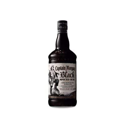 Captain Morgan Black Spiced Rum  1 Liter