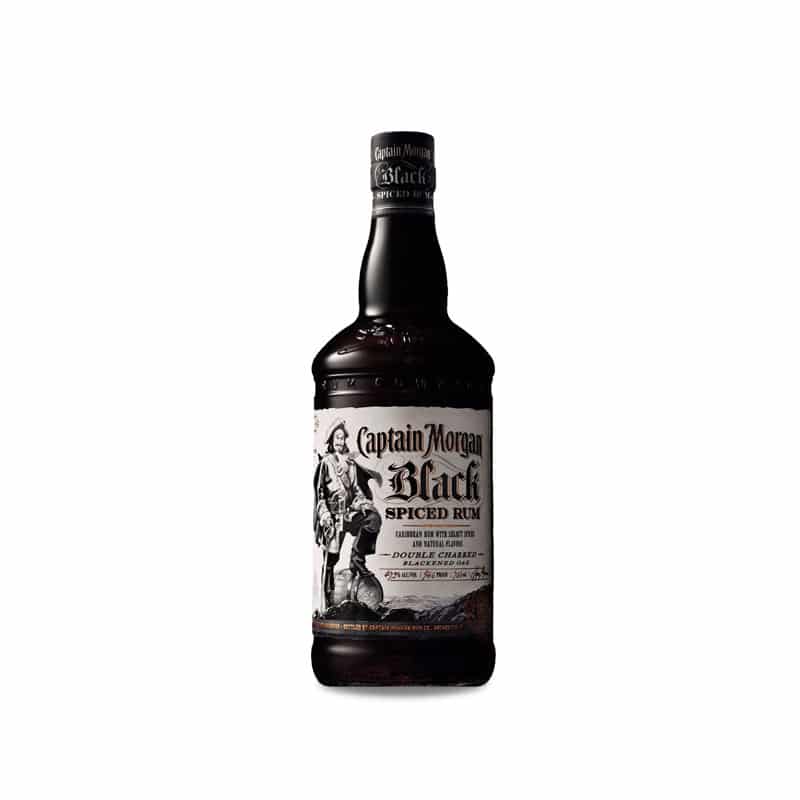 Captain Morgan Black Spiced Rum 1 Liter