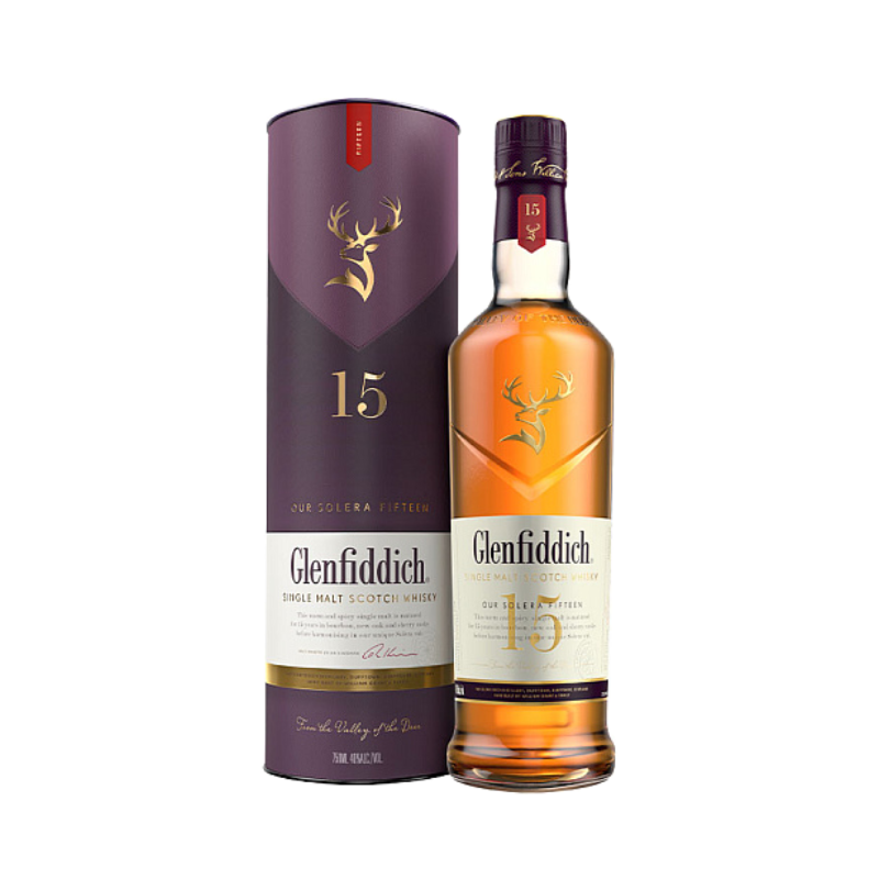 Glenfiddich 15 Jahre Single Malt Scotch Whisky 70 cl.