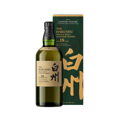 Hakushu 18 Jahre Japanese Single Malt Whisky  70 cl.