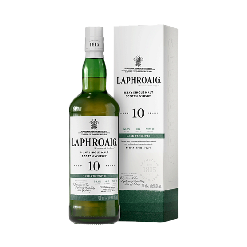 Laphroaig 10 Jahre Single Malt Scotch Whisky 70 cl.