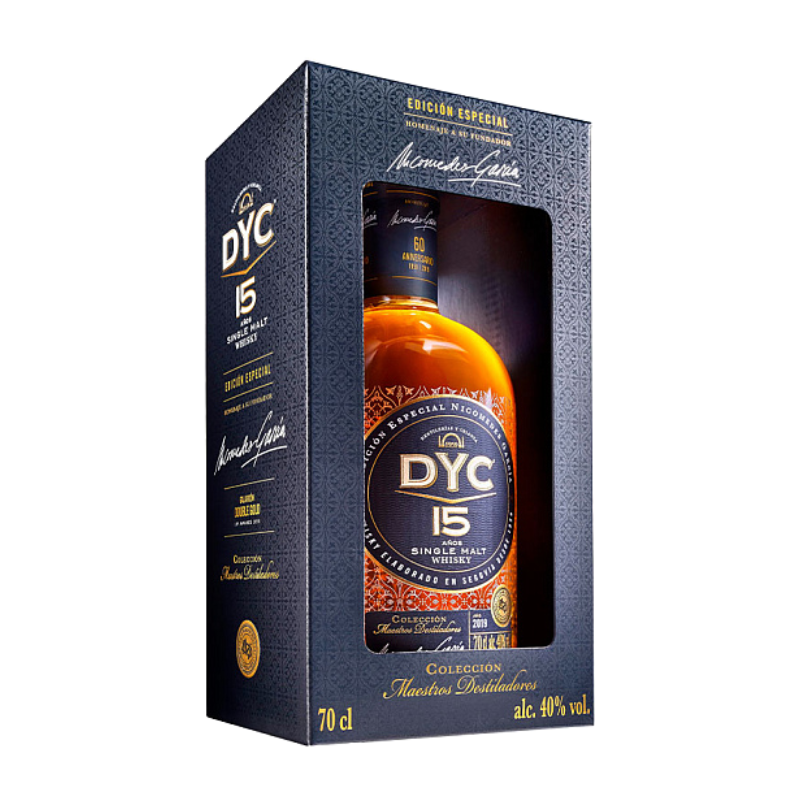 DYC 15 Jahre Whisky 70 cl.