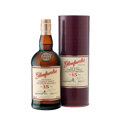 Glenfarclas 15 Jahre Single Malt Scotch Whisky  70 cl.