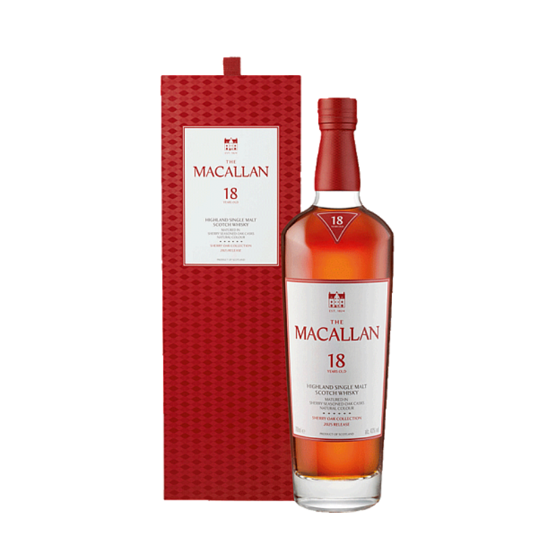 The Macallan 18 Jahre Sherry Oak Scotch Whisky 70 cl.