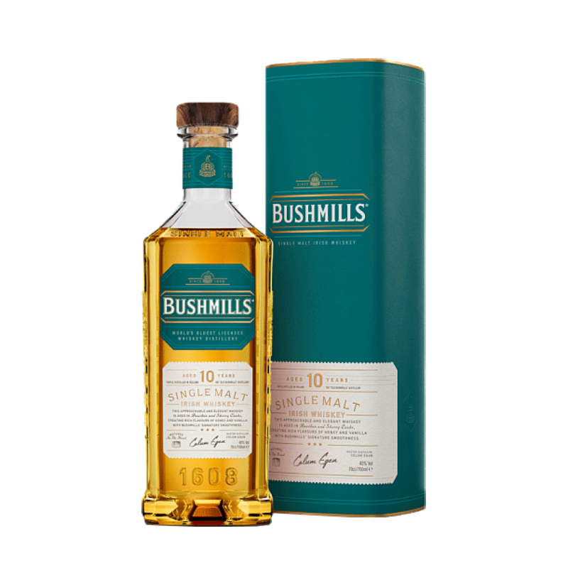 Bushmills 10 Jahre Irish Malt Whiskey Geschenk