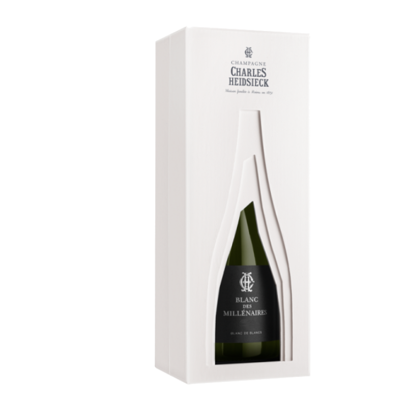Etui 1 flasche Charles Heidsieck Blanc des Millénaires Geschenk 2014