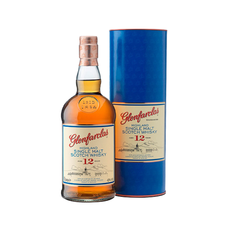 Glenfarclas 12 Jahre Single Malt Scotch Whisky Geschenk