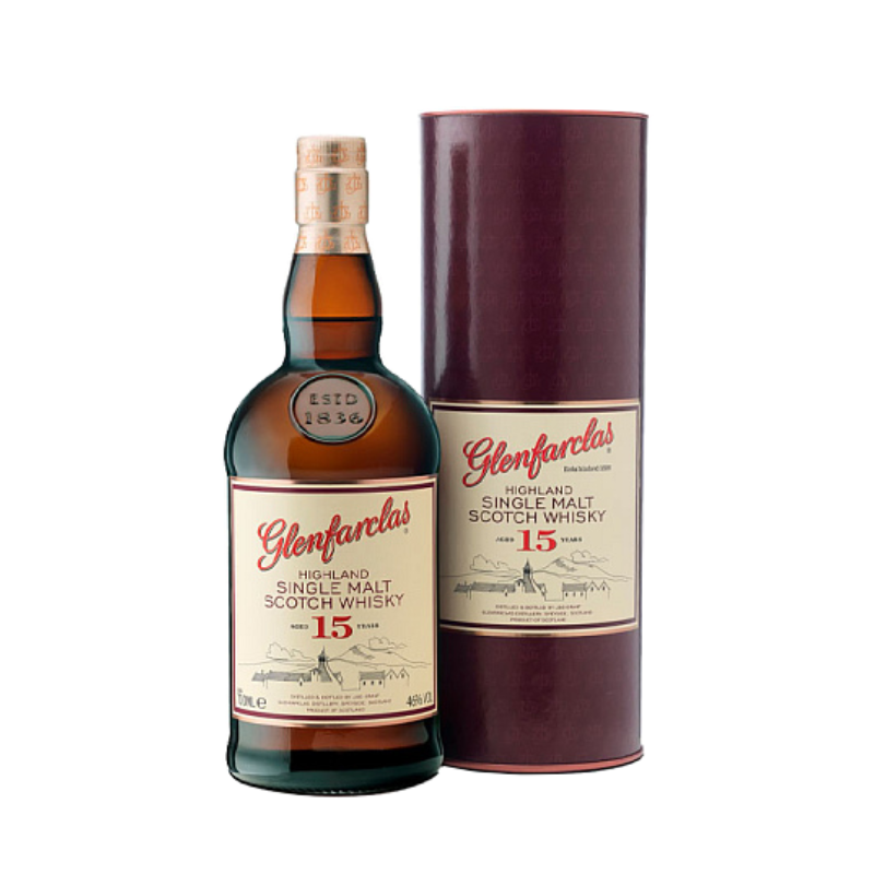 Glenfarclas 15 Jahre Single Malt Scotch Whisky Geschenk