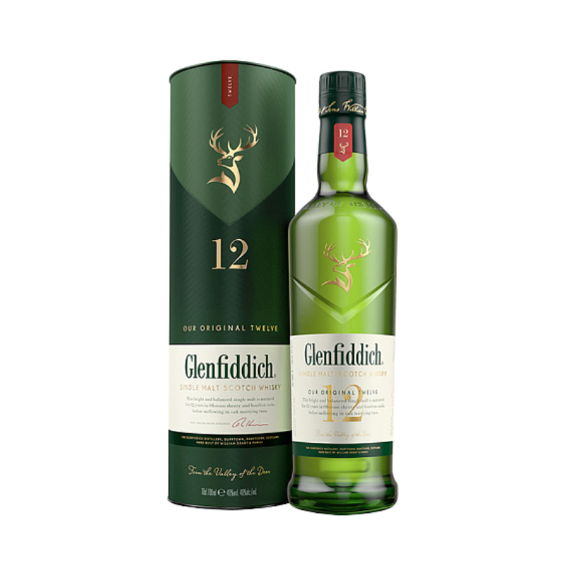Glenfiddich 12 Jahre Single Malt Scotch Whisky Geschenk