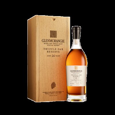 Glenmorangie Truffle Oak Reserve Aged 26 Years con Estuche Madera Geschenk