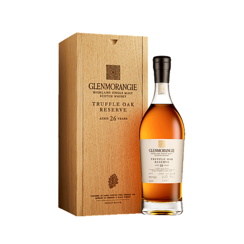 Glenmorangie Truffle Oak Reserve Aged 26 Years con Estuche Madera Geschenk