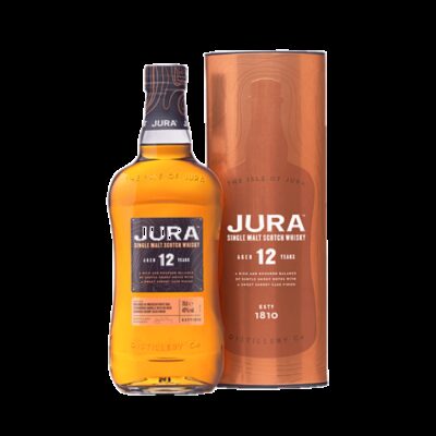 Jura 12 Years old Single Malt Scotch Whisky con Estuche Geschenk