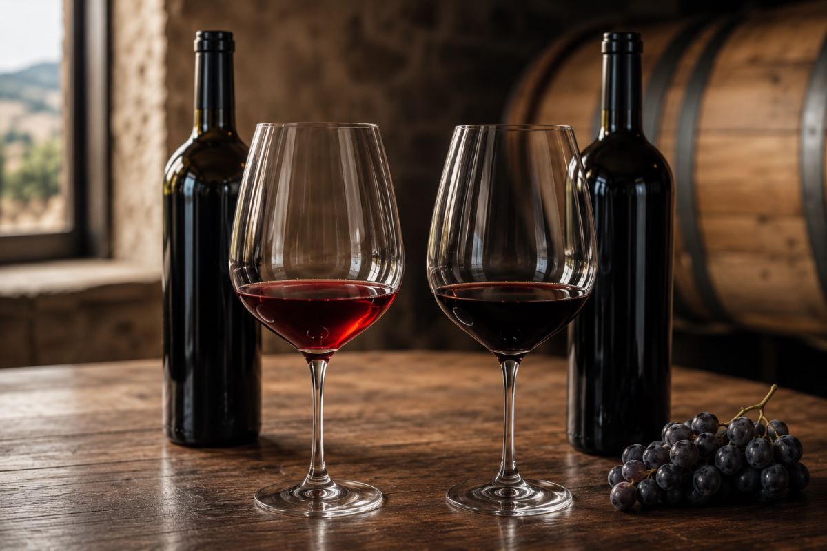 Rioja - Wein genießen vor Ort - daheim oder unterwegs - ideal auch als Geschenk (KI, Symbolbild)