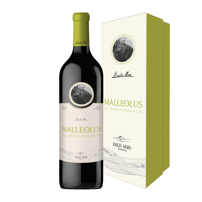 Etui 1 flasche Emilio Moro Malleolus de Sanchomartín Geschenk 2022