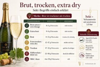 Brut, trocken, extra dry: Sekt-Begriffe einfach erklärt