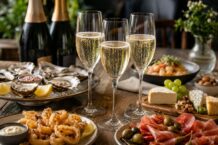 Schaumwein zum Essen: Pairing-Tabelle für Champagner, Cava & Co.